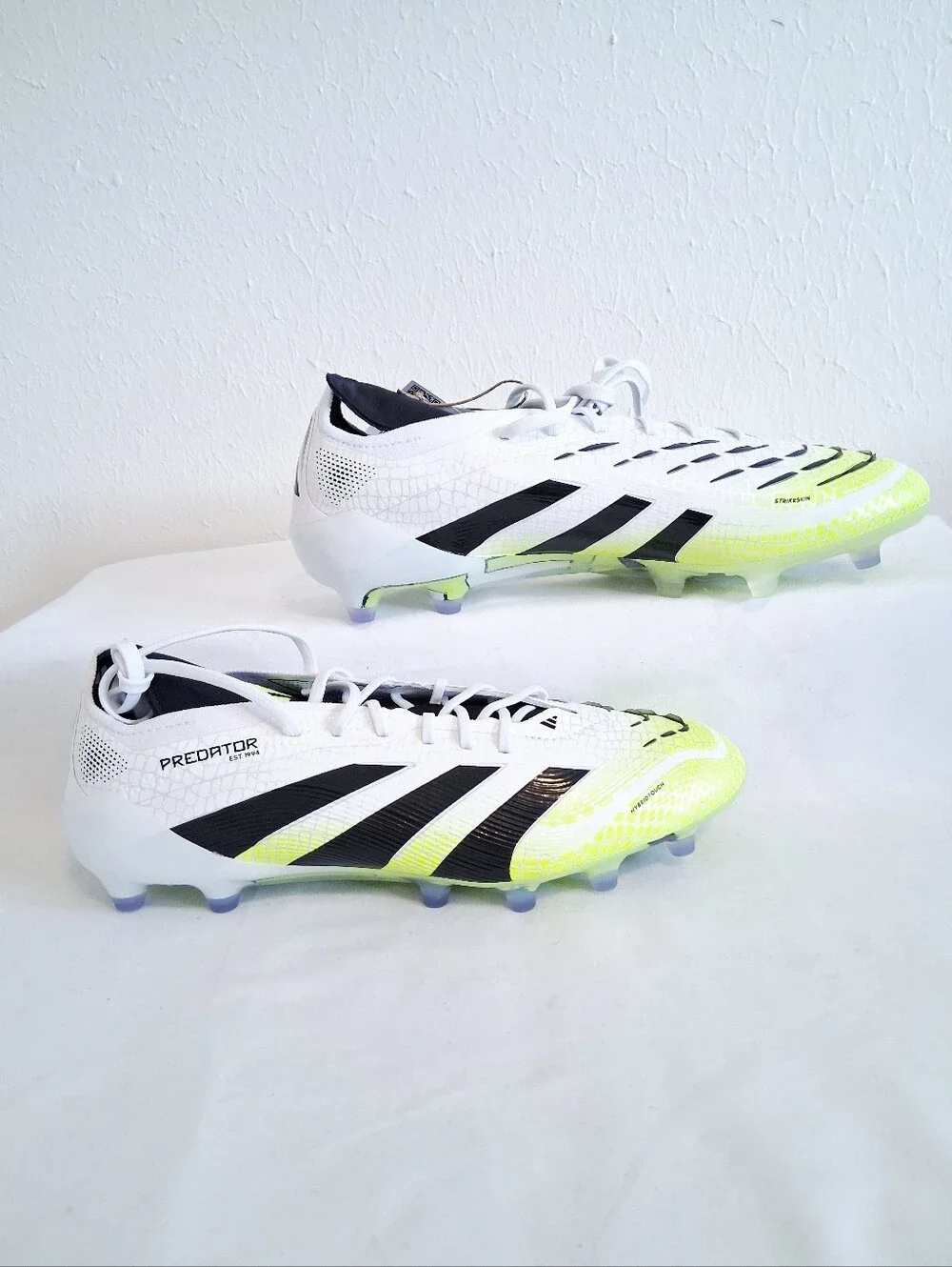 Adudas Predator Elite FG White Yellow Soccer Cleats